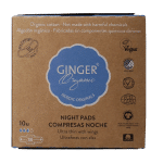 Ginger Organic Maandverband nacht met vleugels