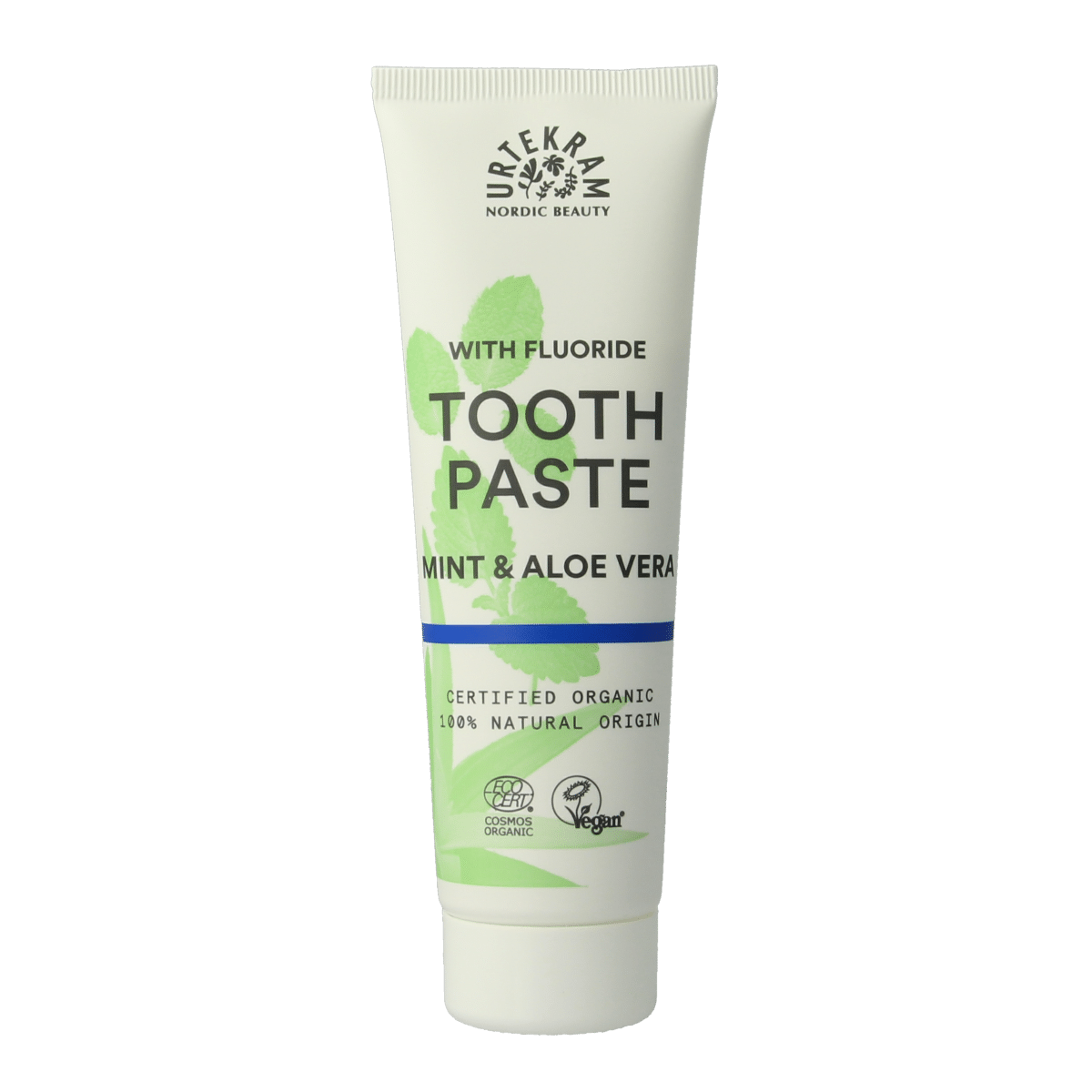 5765228837931_A1N1.png Urtekram Tandpasta mint fluoride - Afbeelding 1