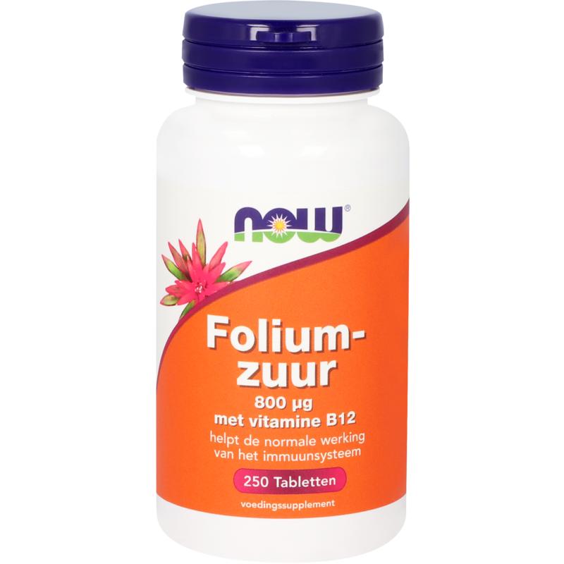 629029.jpg NOW Foliumzuur 800mcg - Afbeelding 1