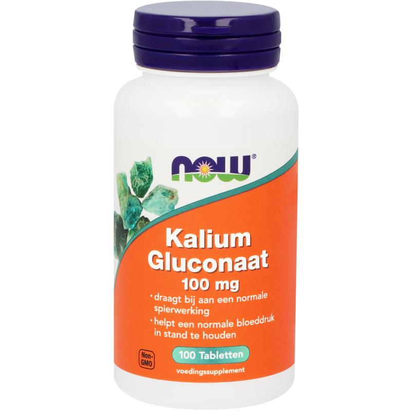 629079.jpg NOW Kalium gluconaat 100mg - Afbeelding 1