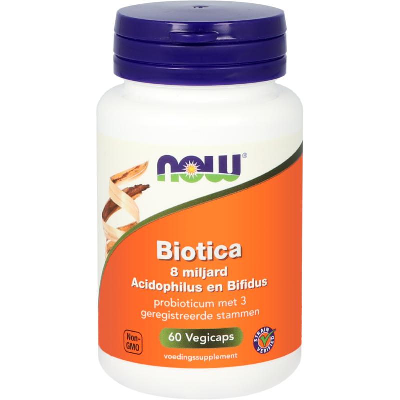 629107.jpg NOW Biotica 8 miljard acidophilus en bifidus - Afbeelding 1