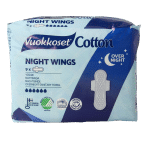 Vuokkoset Maandverband nacht wings organisch katoen