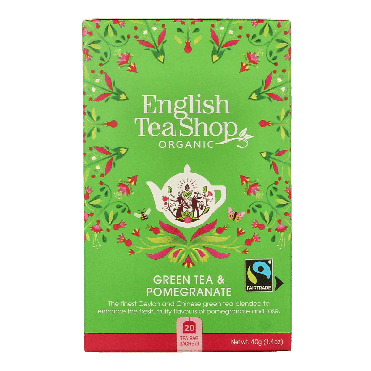 680275029083_A1N1.png English Tea Shop Green tea pomegranate bio - Afbeelding 1