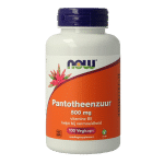NOW Pantotheenzuur 500mg (B5)