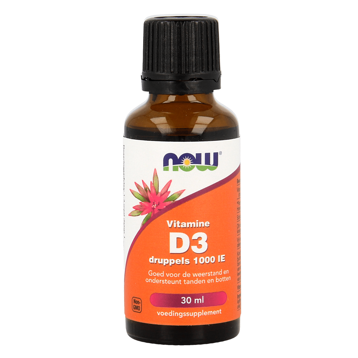 733739145550_A1N1.png NOW Vitamine D3 druppels 1000IE - Afbeelding 1