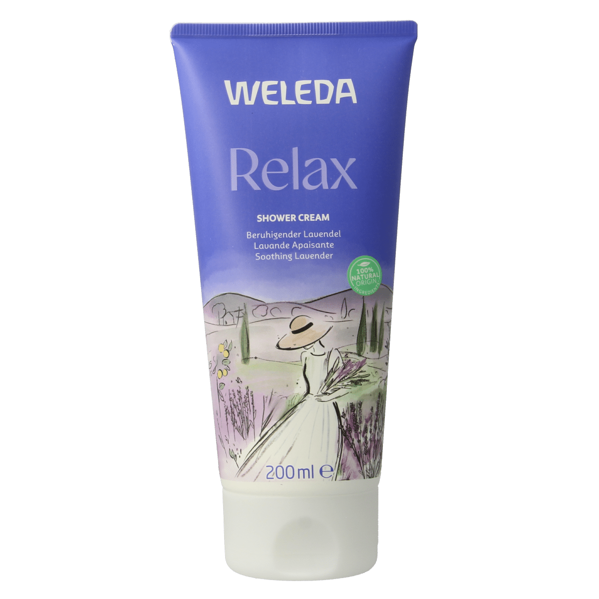 7611916160776_A1N1.png Weleda Relax douchecreme - Afbeelding 1