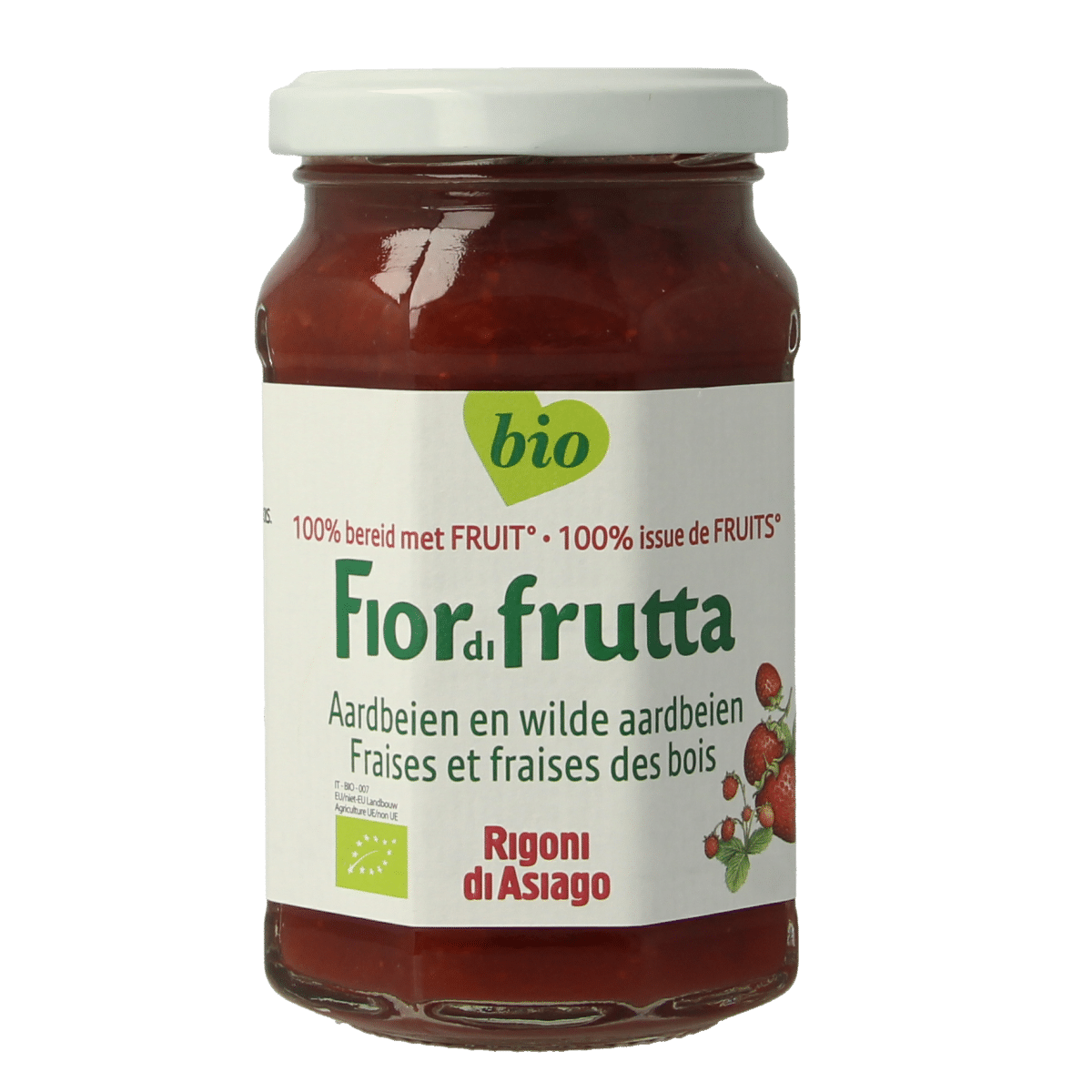 8001505005042_A1N1.png Fiordifrutta Aardbeienjam bio - Afbeelding 1