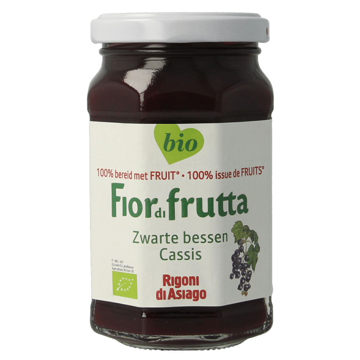 8001505005073_A1N1.png Fiordifrutta Zwarte bessenjam bio - Afbeelding 1