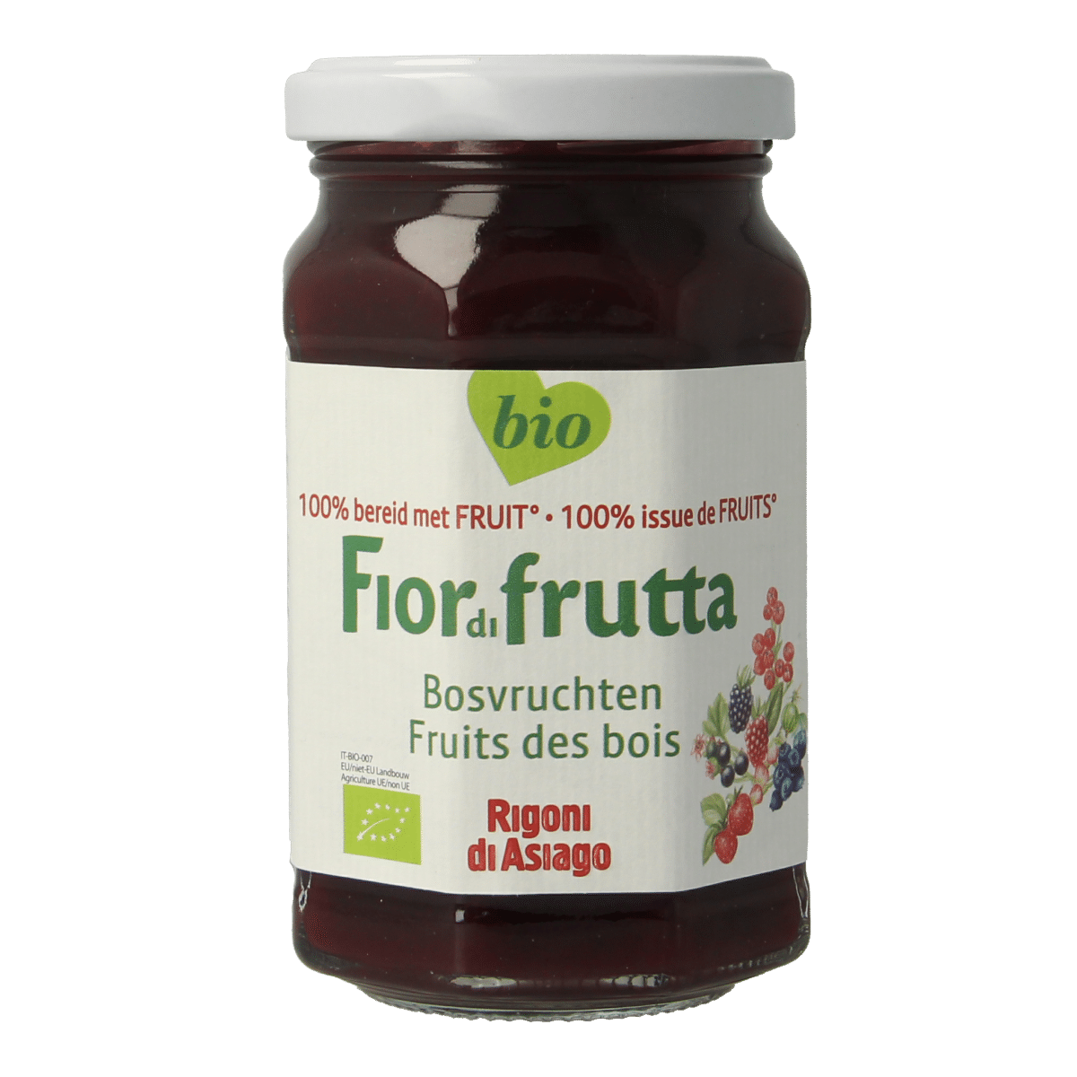 8001505005172_A1N1.png Fiordifrutta Bosvruchtenjam bio - Afbeelding 1