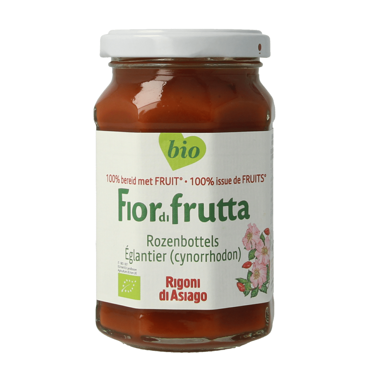 8001505005189_A1N1.png Fiordifrutta Rozenbotteljam bio - Afbeelding 1