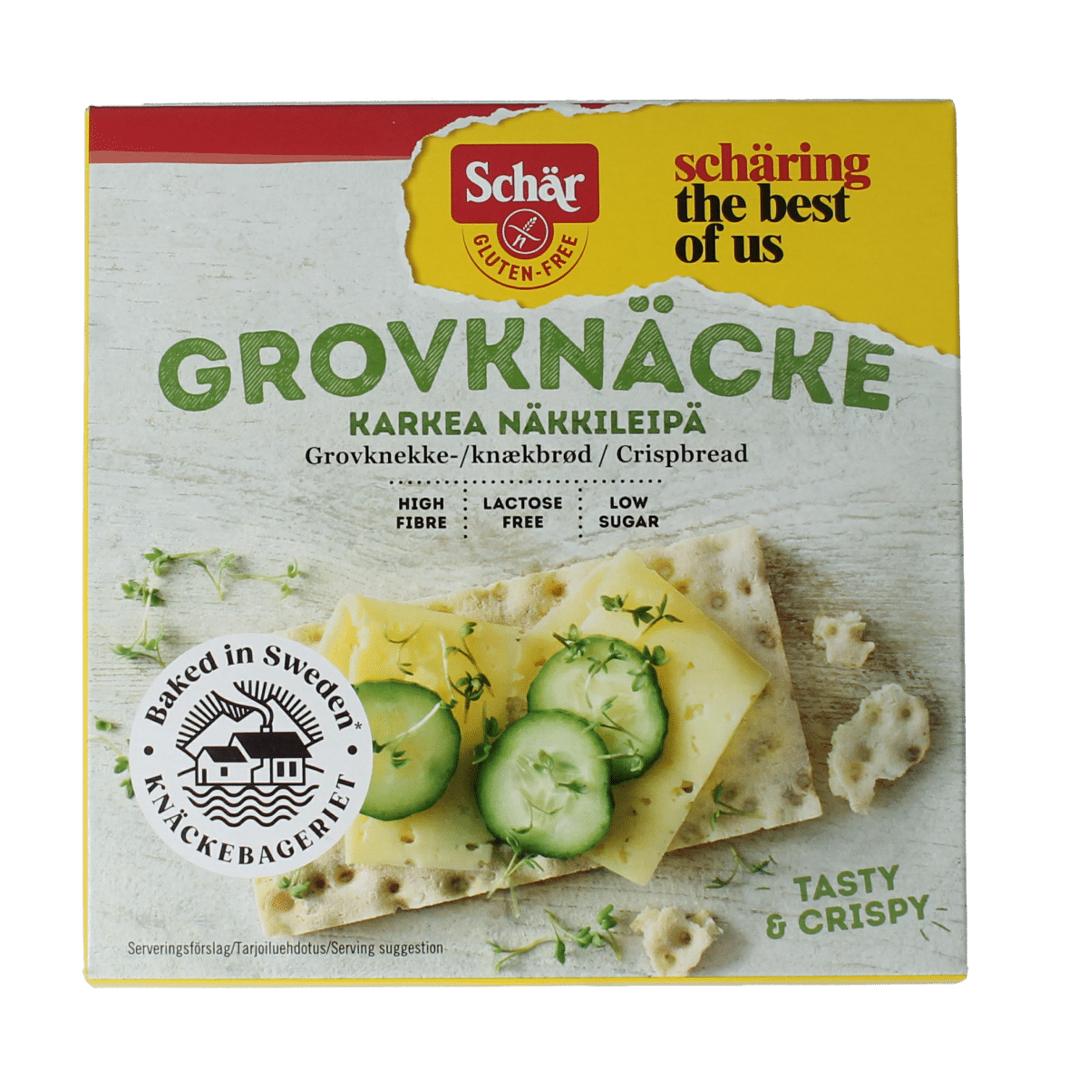 8008698048672_A1N1.png Schar Knackebrod vezelrijk glutenvrij - Afbeelding 1