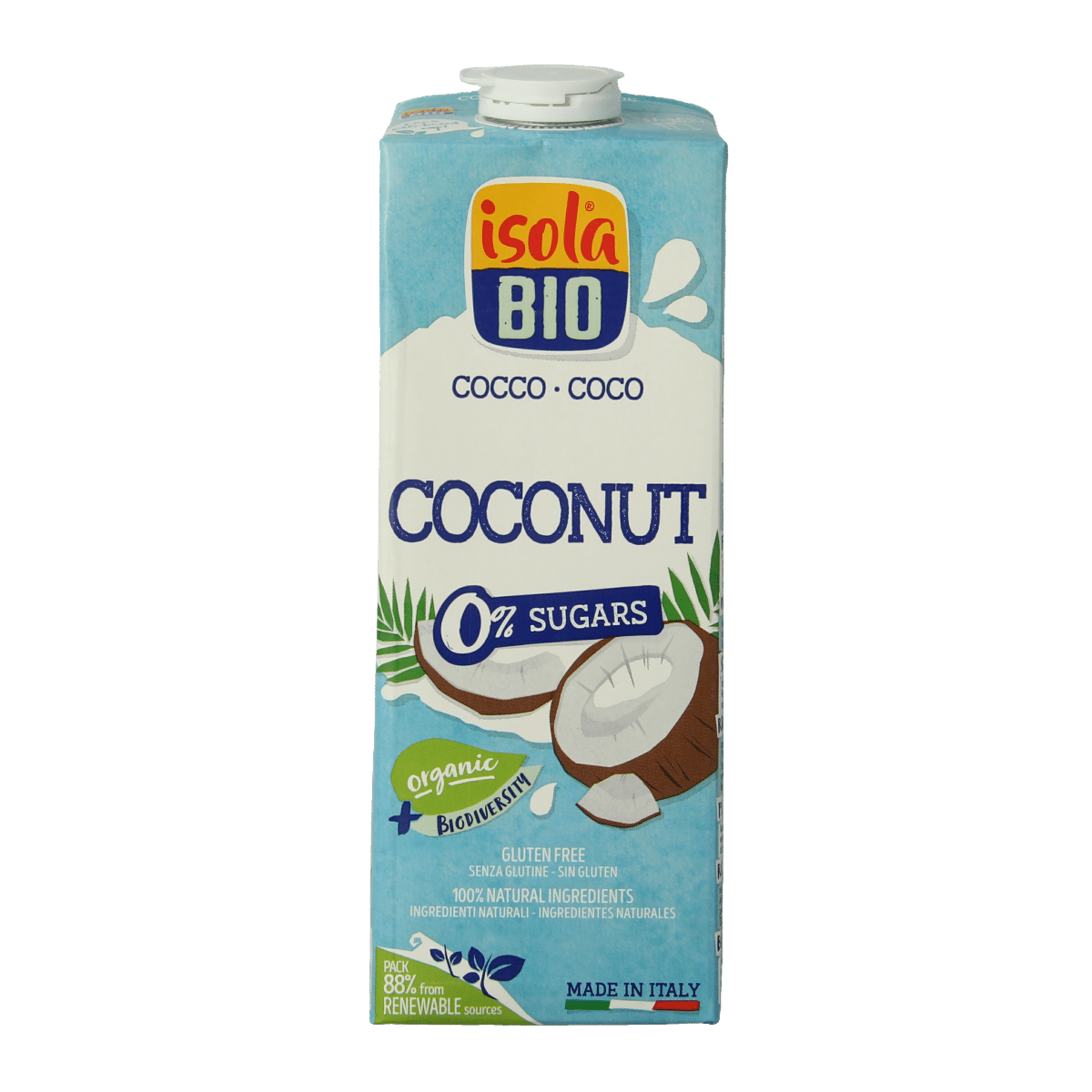 8023678728078_A1N1.png Isola Bio Kokosdrink suikervrij bio - Afbeelding 1