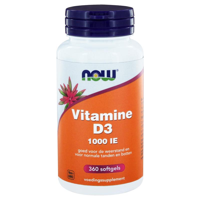 836360.jpg NOW Vitamine D3 1000IE - Afbeelding 1