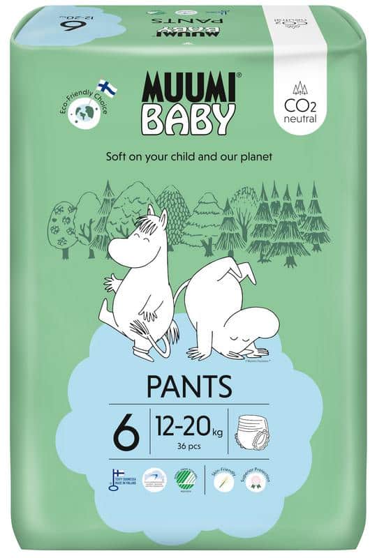 836756.jpg Muumi Baby Ecologische luierbroekjes maat 6 junior 12-20kg - Afbeelding 1