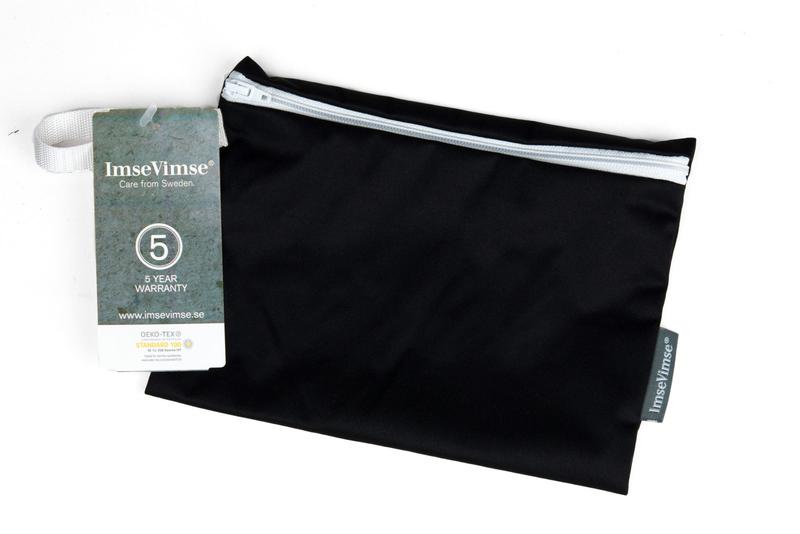 847018.jpg Imsevimse Wet bag reiszakje zwart wasbaar - Afbeelding 1