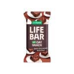 Lifefood Lifebar oatsnack pure chocolade hazelnoot bio
