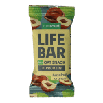 Lifefood Lifebar oatsnack proteine hazelnoot crunch bio