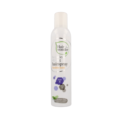 Hairwonder Botanical styling hairspray flexible hold