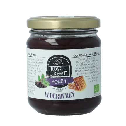 Royal Green Elderberry honey bio
