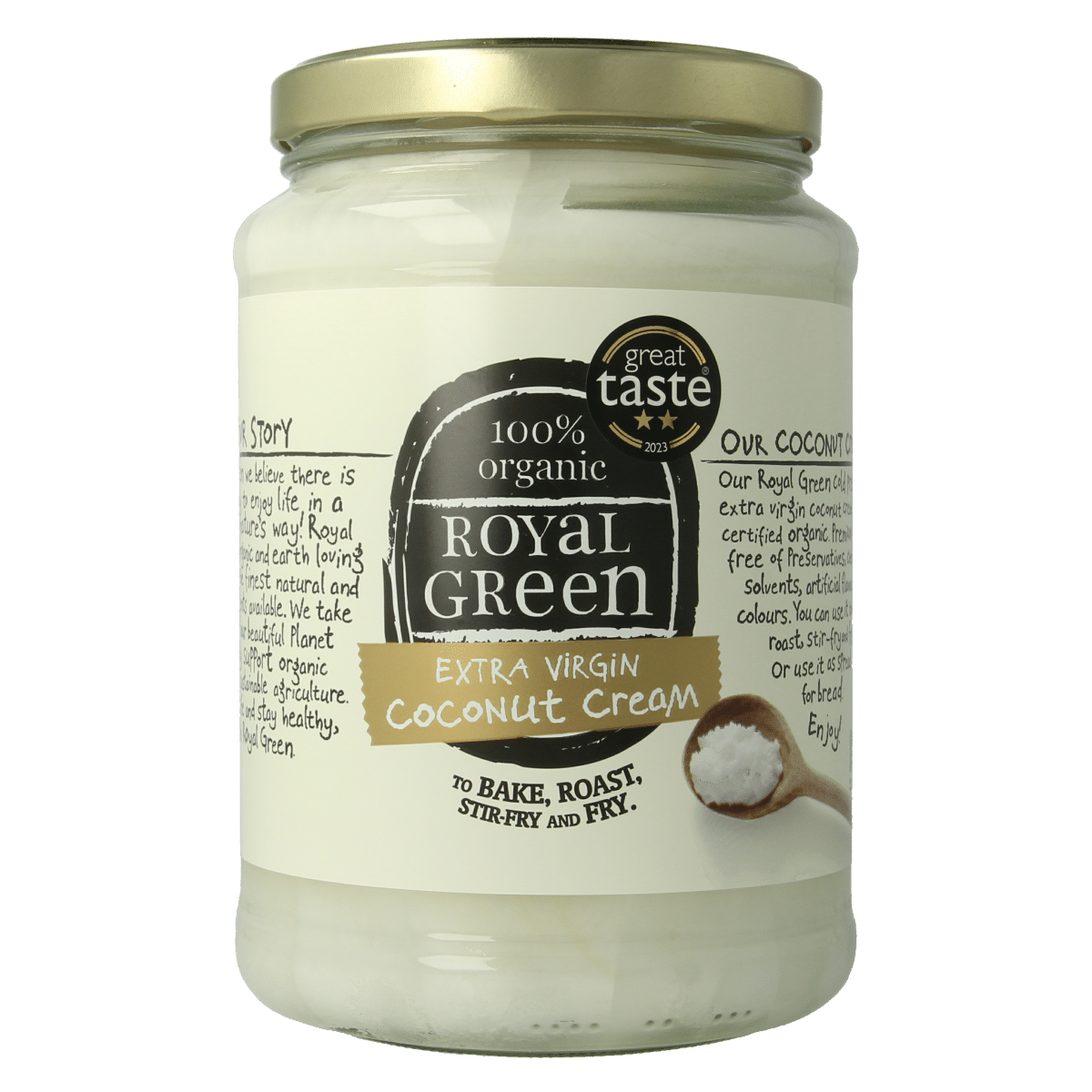 8710267730313_A1N1.png Royal Green Kokos cooking cream extra virgin bio - Afbeelding 1