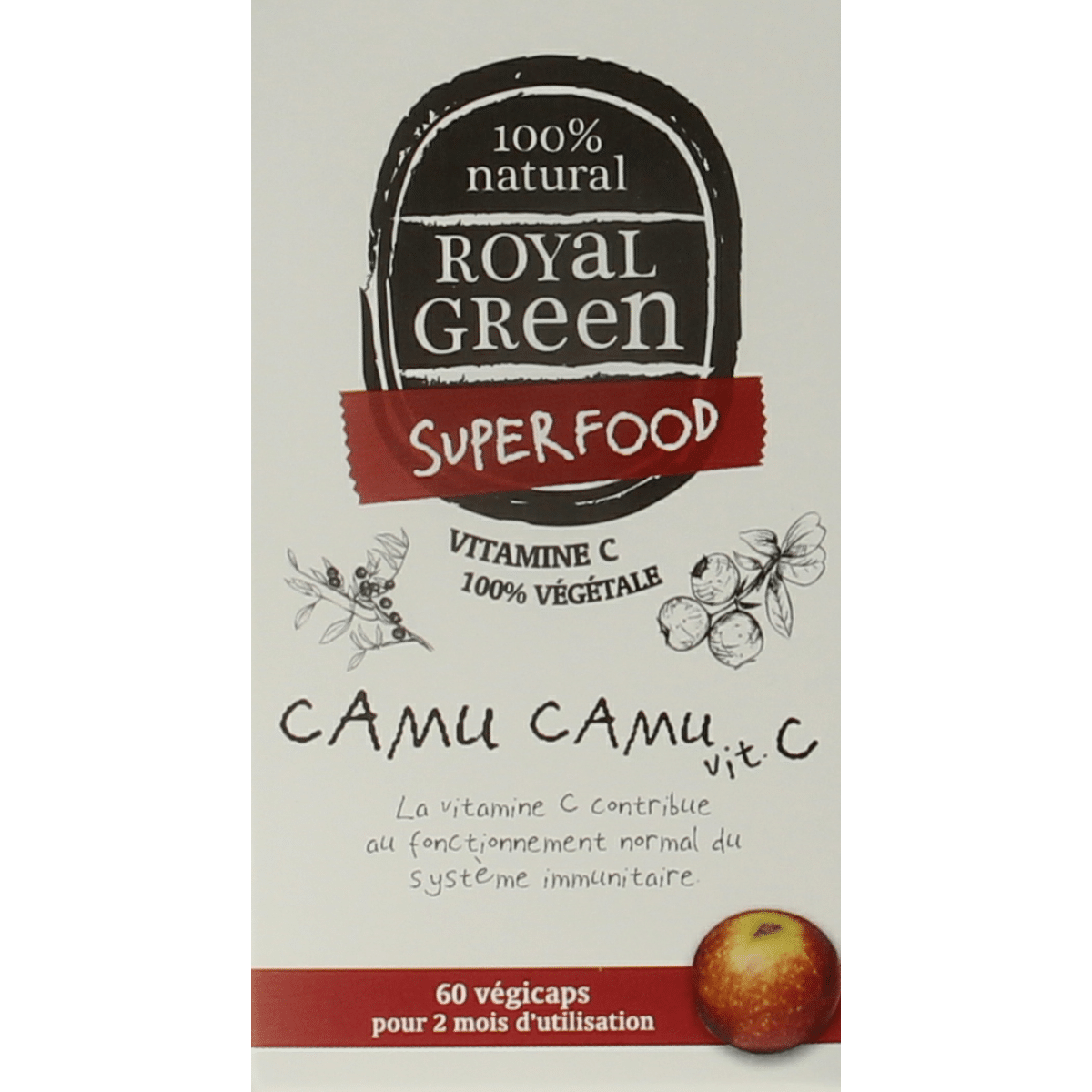 8710267740015_A1N1.png Royal Green Camu camu vitamine C - Afbeelding 1