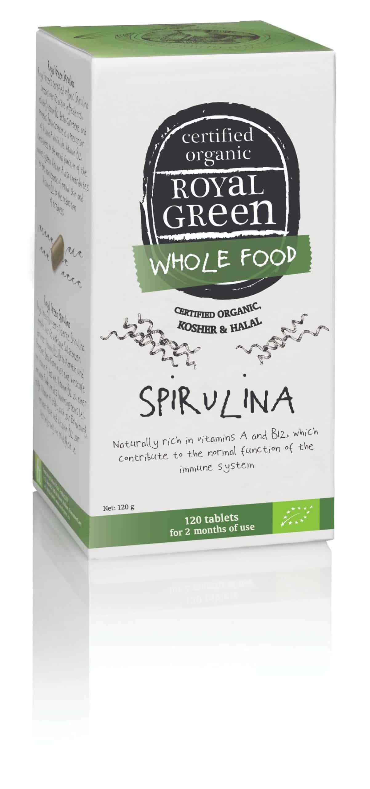8710267740060_A1N1.jpg Royal Green Spirulina bio - Afbeelding 1