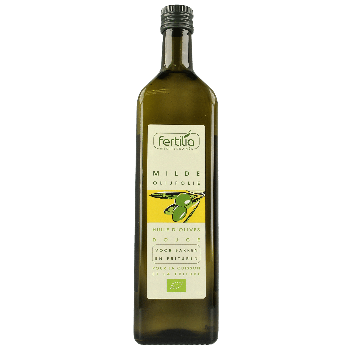 8711521971640_A1N1.png Fertilia Olijfolie mild voor bakken en frituren bio - Afbeelding 1