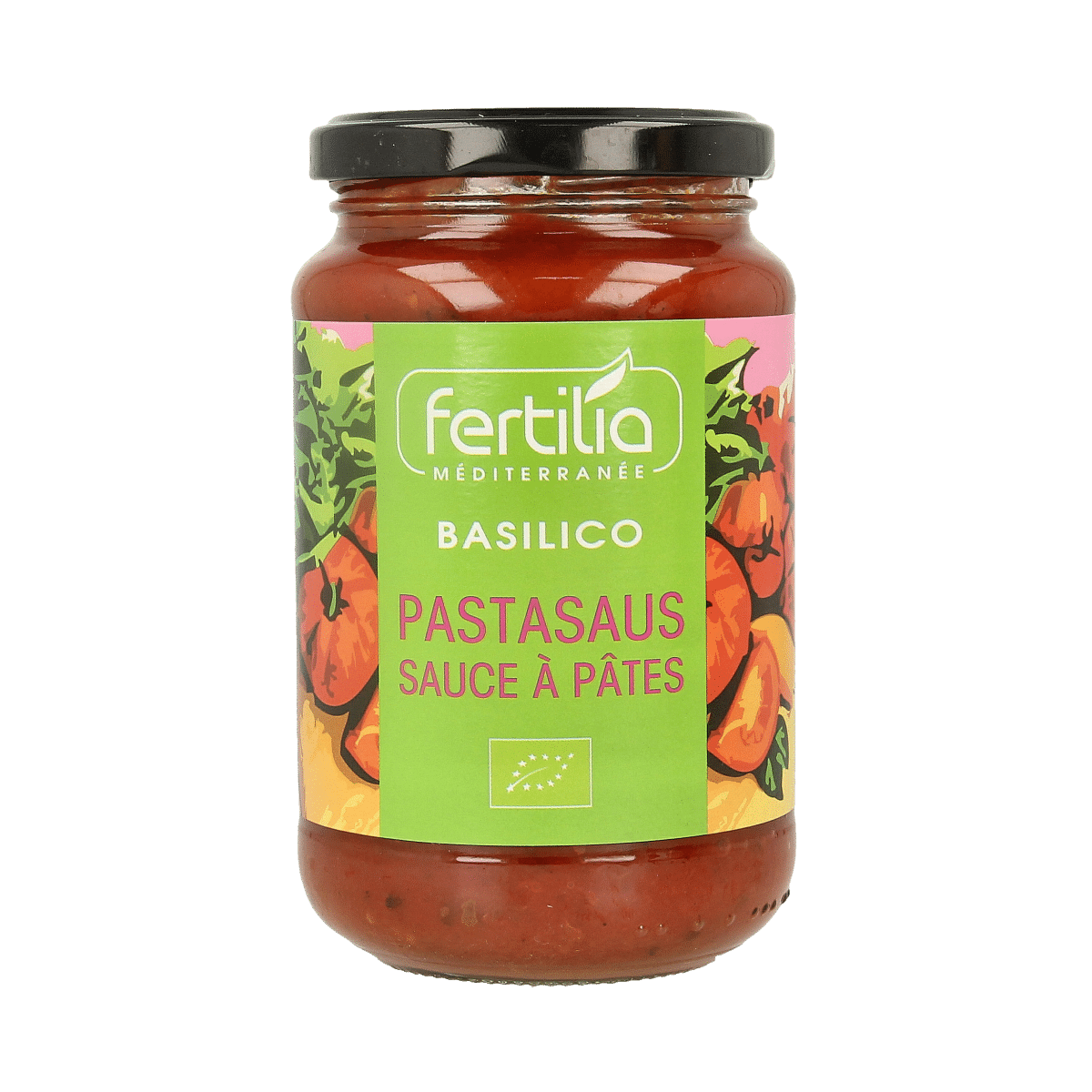 8711521971718_A1N1.png Fertilia Pastasaus basilico bio - Afbeelding 1