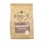 Biocafe Coffee pads dark roast bio