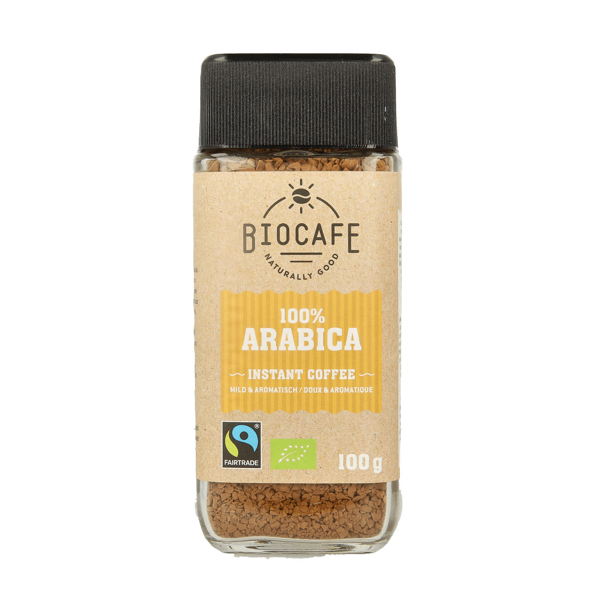 8711521972289_A1N1.png Biocafe Instant koffie bio - Afbeelding 1