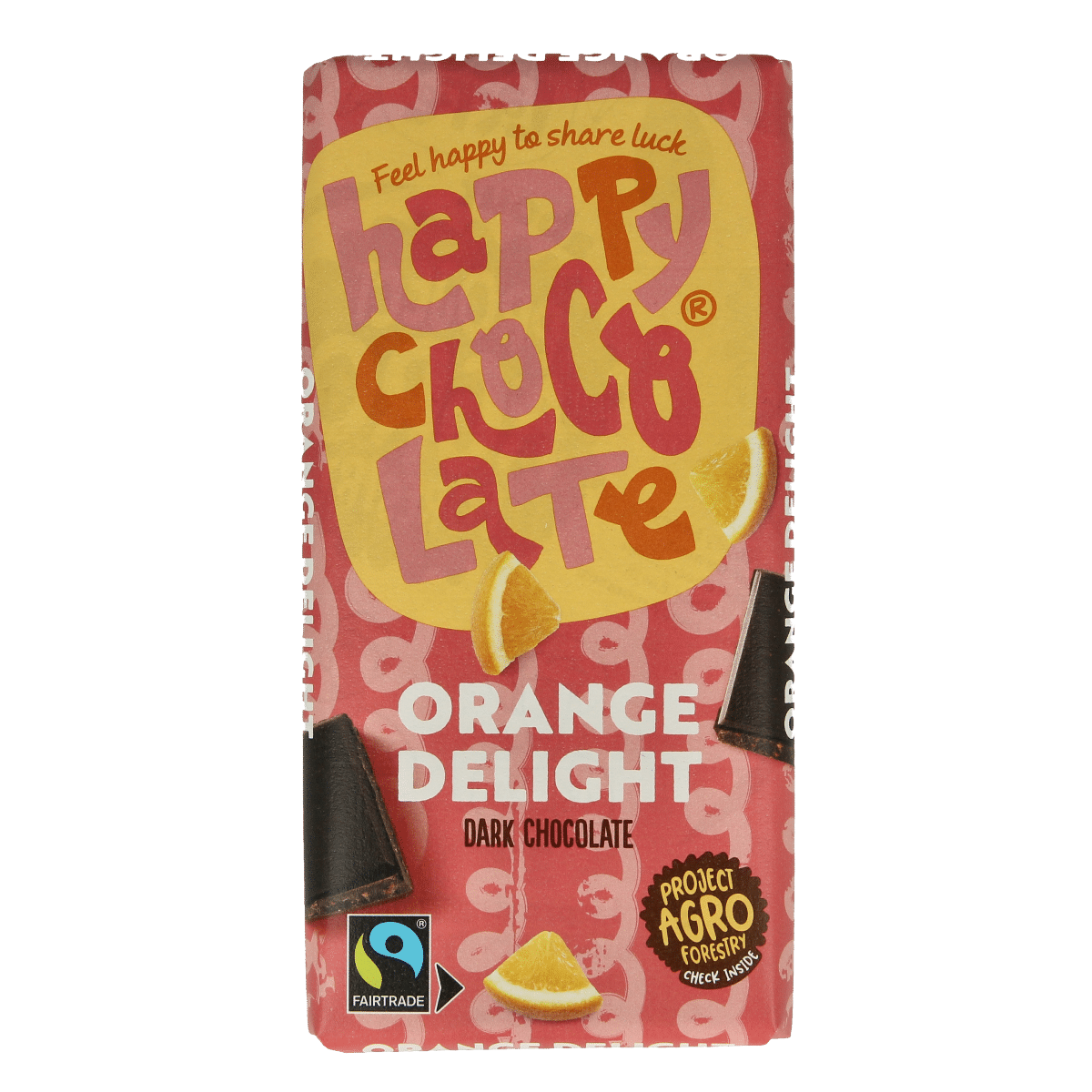 8711521973897_A1N1.png Happy Chocolate Puur sinaasappel bio - Afbeelding 1