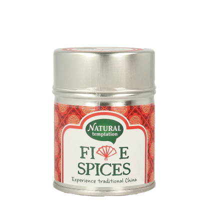 Natural Temptation Five spices blikje natural spices bio