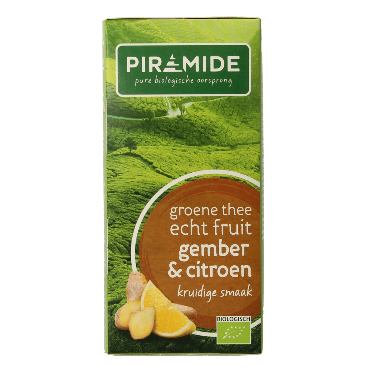 8711812420789_A1N1.png Piramide Groene thee met gember en citroen bio - Afbeelding 1