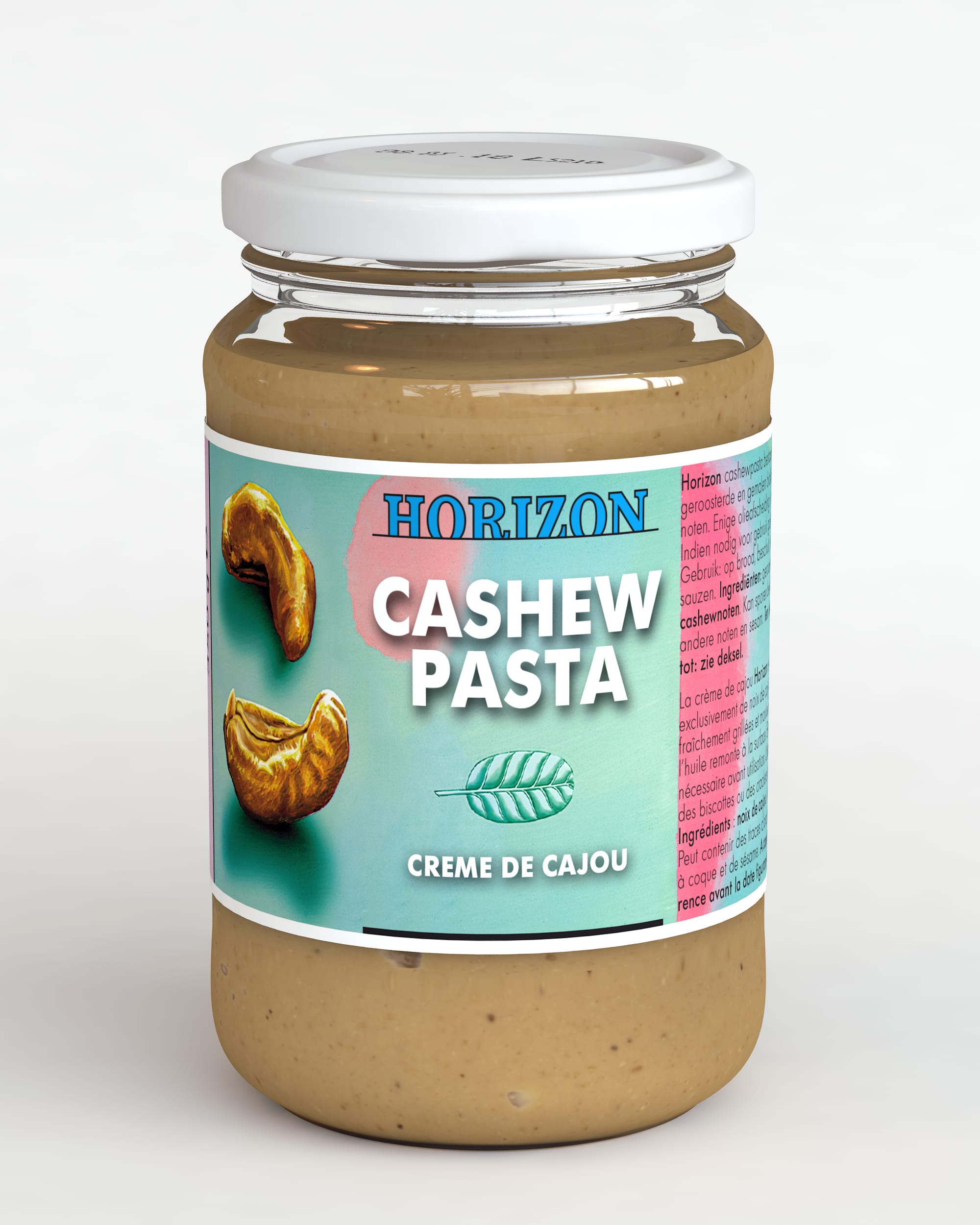 8712439010407_A1N1.jpg Horizon Cashewpasta eko bio - Afbeelding 1