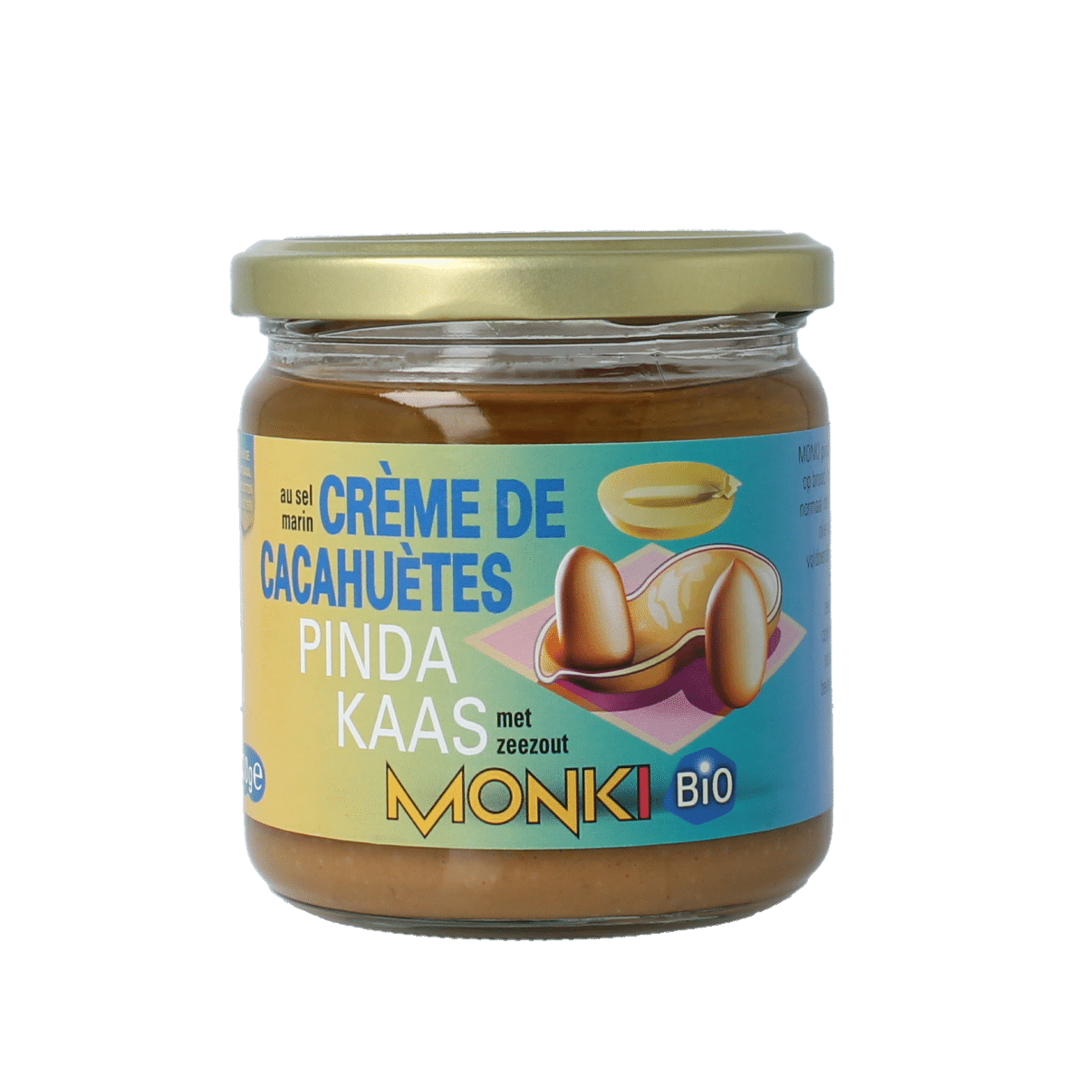 8712439030603_A1N1.png Monki Pindakaas met zout eko bio - Afbeelding 1