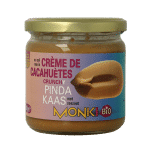 Monki Pindakaas crunchy met zout eko bio