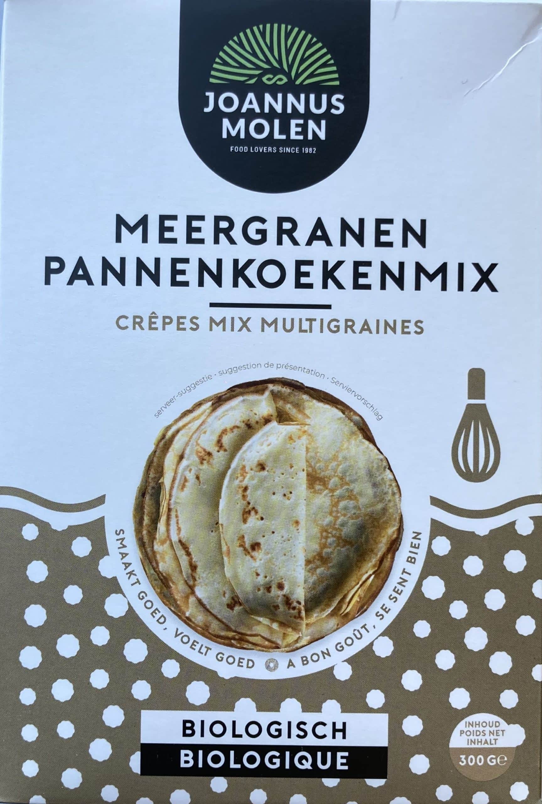 8713445040228_A1N1.jpg Joannusmolen Pannenkoekmix meergranen bio - Afbeelding 1
