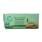 TerraSana Crackers rozemarijn & lijnzaad bio