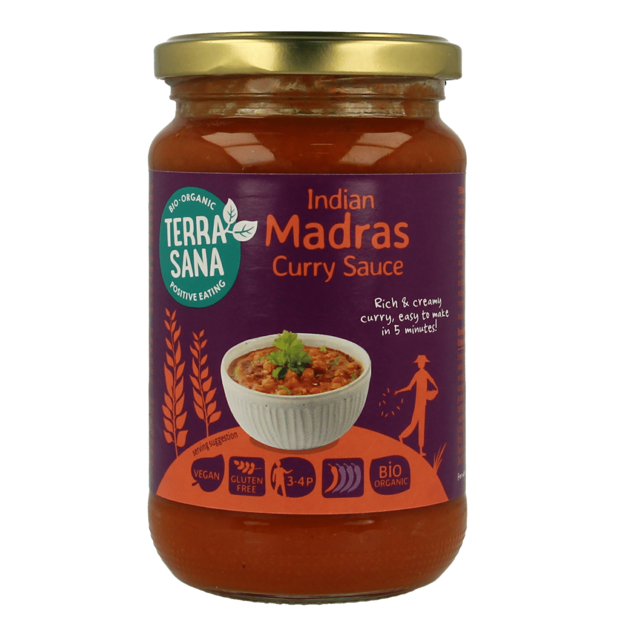 8713576002829_A1N1.png TerraSana Curry sauce madras bio - Afbeelding 1