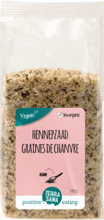 TerraSana RAW Hennepzaad gepeld bio