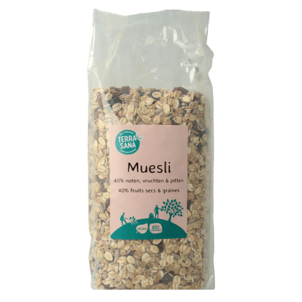 TerraSana Muesli noten & zuidvruchten bio