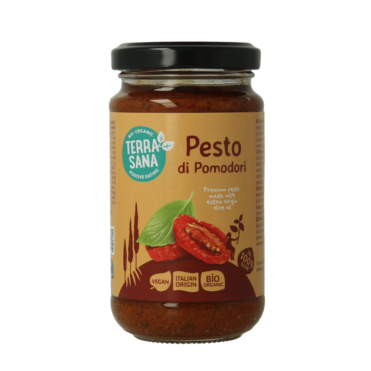 8713576191134_A1N1.png TerraSana Tomatenpesto bio - Afbeelding 1