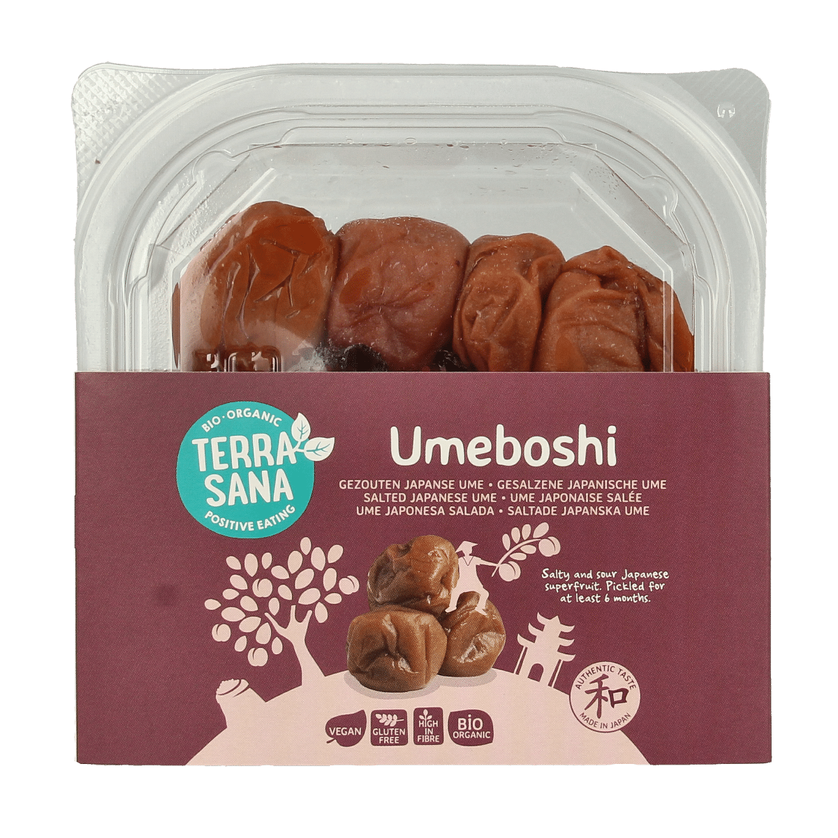 8713576273199_A1N1.png TerraSana Umeboshi gezoute japanse abrikozen bio - Afbeelding 1