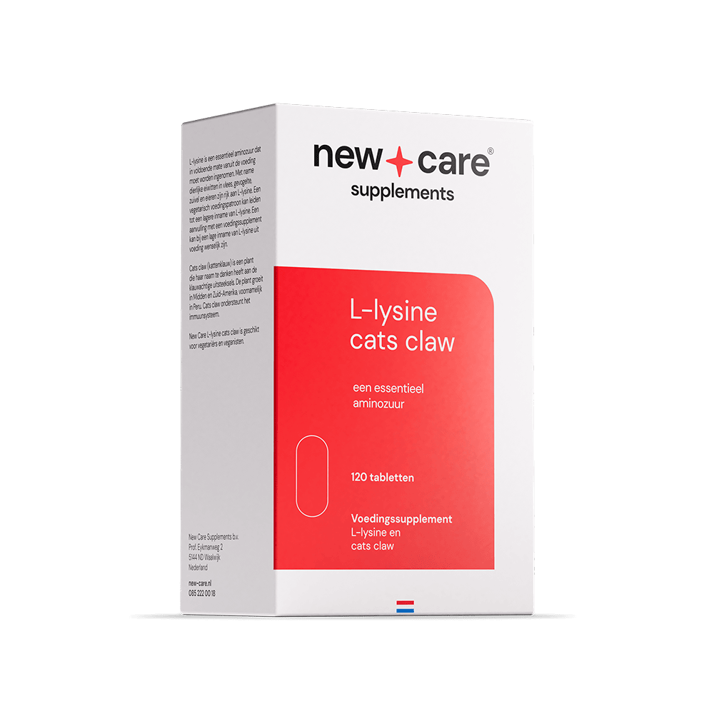 8714354132165_A1N1.png New Care L-Lysine cats claw - Afbeelding 1