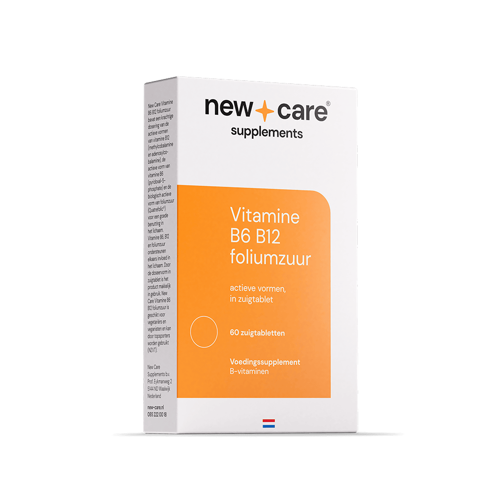 8714354292180_A1N1.png New Care B6 B12 Foliumzuur - Afbeelding 1
