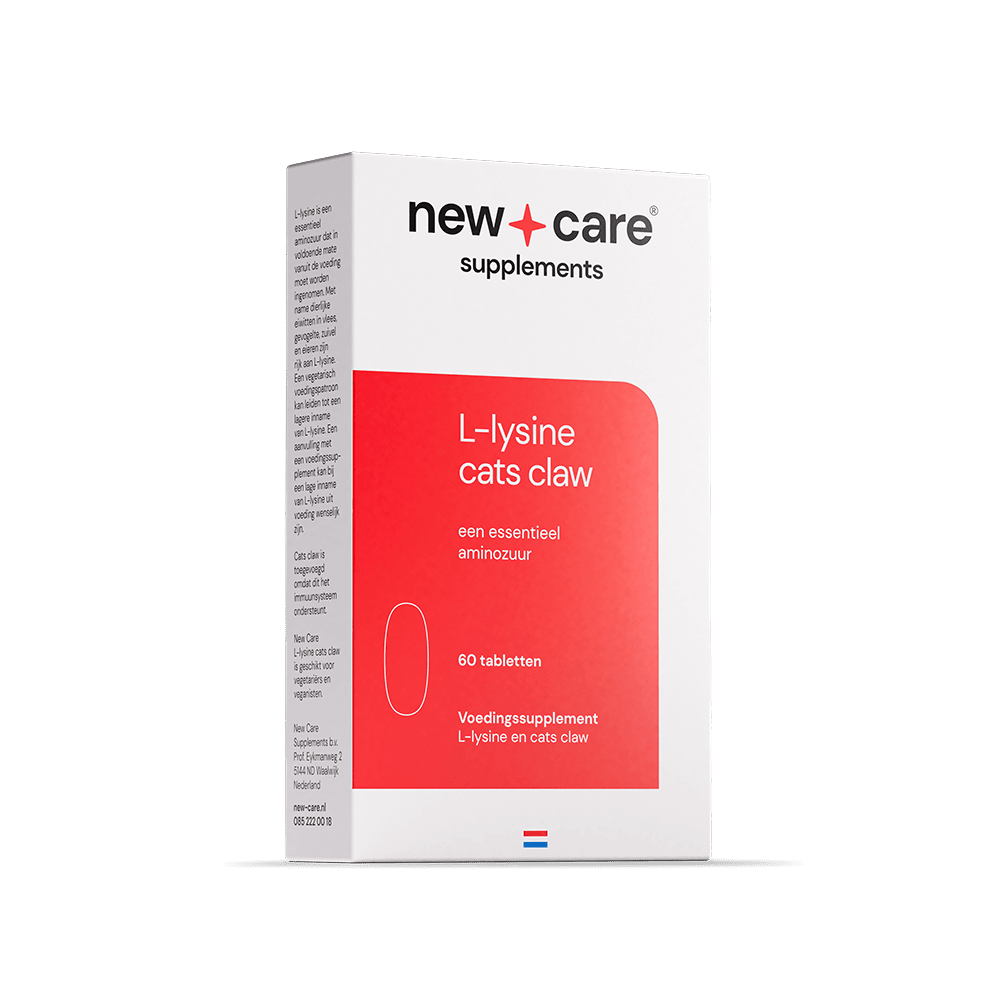 8714354784449_A1N1.png New Care L-Lysine cats claw - Afbeelding 1
