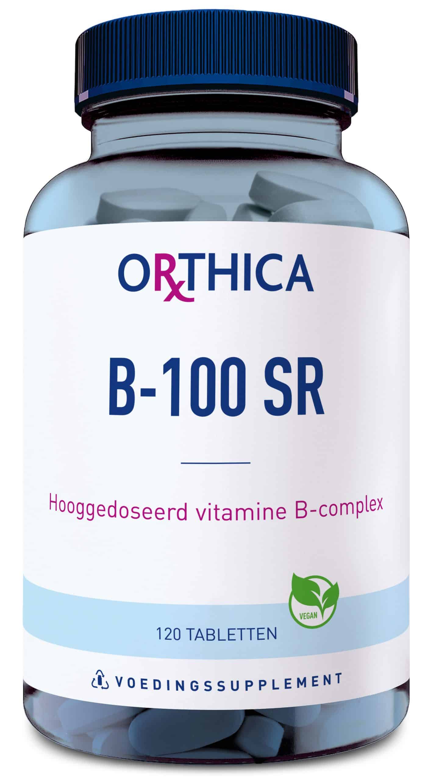 8714439533016_A1N1.jpg Orthica Vitamine B 100 SR - Afbeelding 1