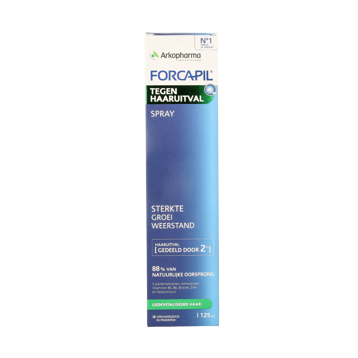 8715345004775_A1N1.png Forcapil Tegen haaruitval spray - Afbeelding 1