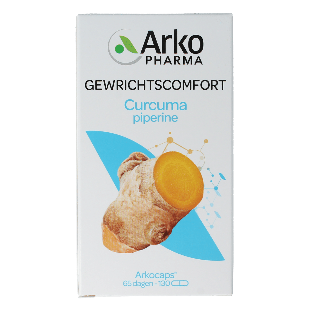 8715345005260_A1N1.png Arkocaps Curcuma - Afbeelding 1
