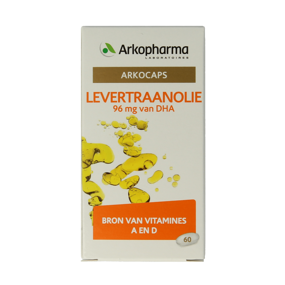 8715345005390_A1N1.png Arkocaps Levertraanolie - Afbeelding 1